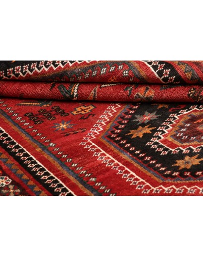 Tappeto Shiraz Persia marrone giallo 150x248