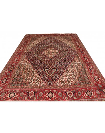 Tappeto Tabriz Persia marrone giallo 244x356