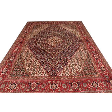 Tappeto Tabriz Persia marrone giallo 244x356