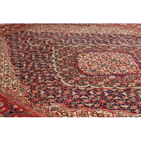 Tappeto Tabriz Persia marrone giallo 244x356