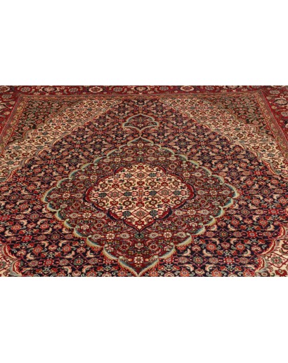 Tappeto Tabriz Persia marrone giallo 244x356