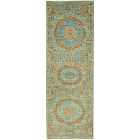 Tappeto Mamlouk Pakistan verde 82x241