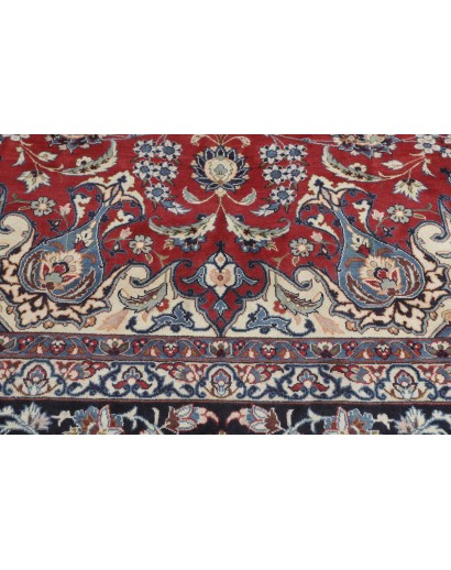 Tappeto Nadjafabad Persia bianco marrone 350x535