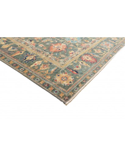Tappeto Kazak Fine Pakistan bianco giallo 279x370
