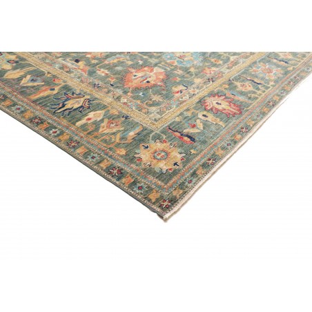 Tappeto Kazak Fine Pakistan bianco giallo 279x370