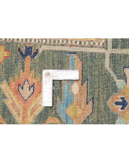 Tappeto Kazak Fine Pakistan bianco giallo 279x370