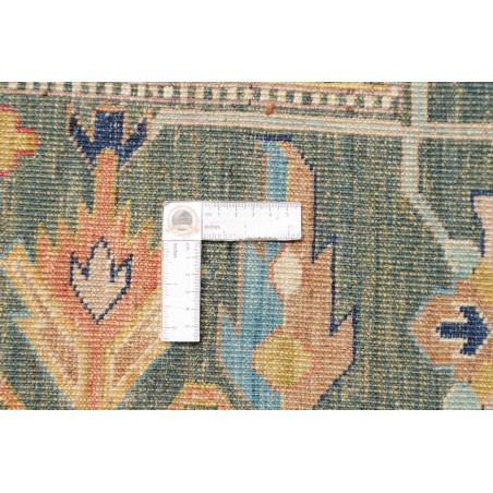 Tappeto Kazak Fine Pakistan bianco giallo 279x370