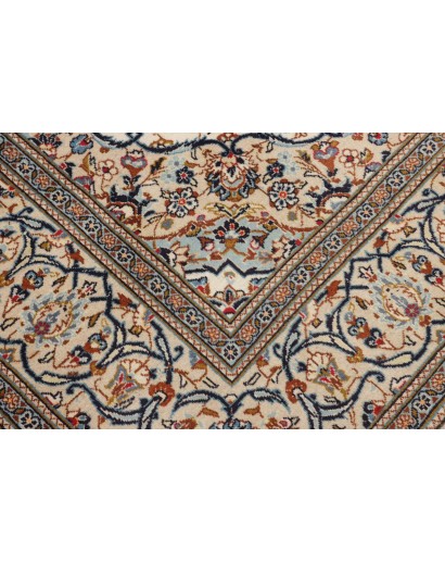 Tappeto Kashan Persia beige marrone 200x306