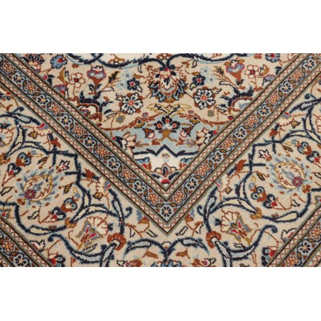 Tappeto Kashan Persia beige marrone 200x306