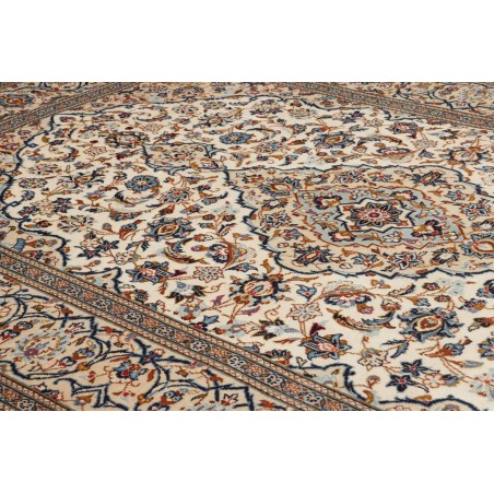 Tappeto Kashan Persia beige marrone 200x306