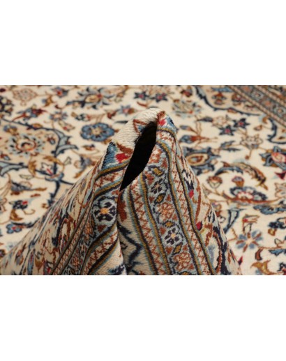 Tappeto Kashan Persia beige marrone 200x306