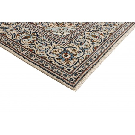 Tappeto Kashan Persia beige grigio 200x305