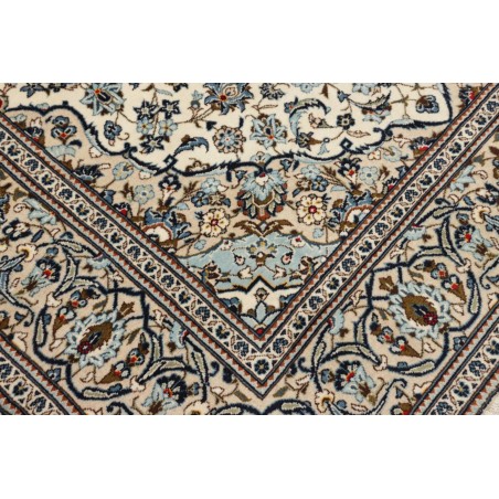 Tappeto Kashan Persia beige grigio 200x305
