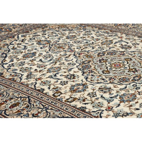 Tappeto Kashan Persia beige grigio 200x305