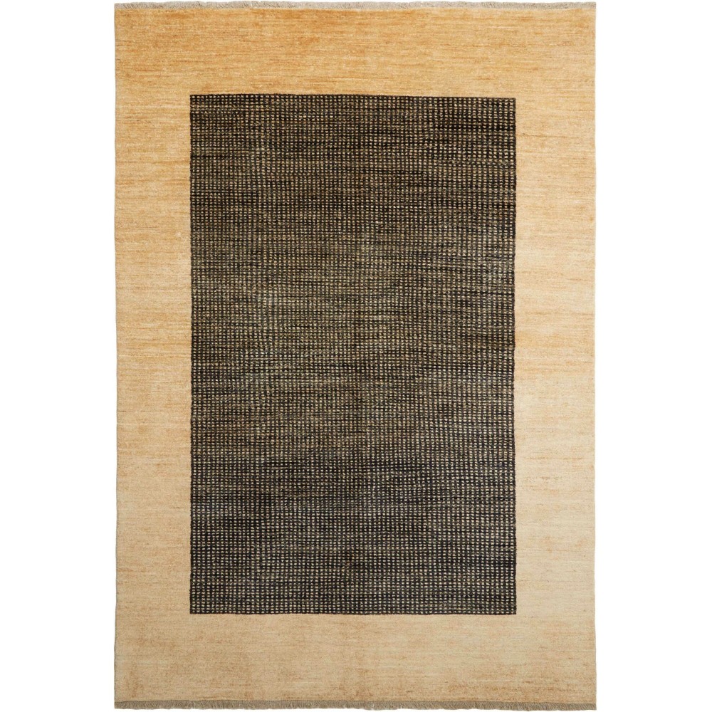 Tappeto Shayan Pakistan marrone grigio 198x254 Tappeto Shayan Pakistan marrone grigio 198x254
