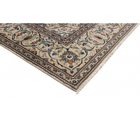 Tappeto Kashan Persia beige azzurro 195x294