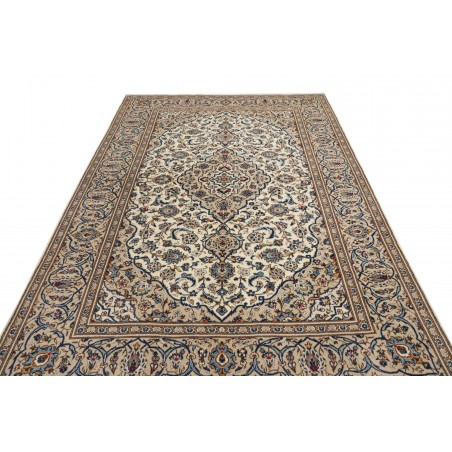 Tappeto Kashan Persia beige grigio 197x320