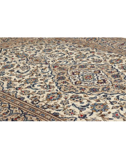 Tappeto Kashan Persia beige grigio 197x320