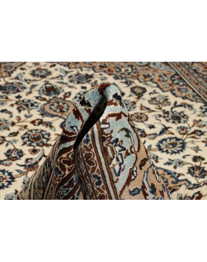 Tappeto Kashan Persia beige grigio 197x320