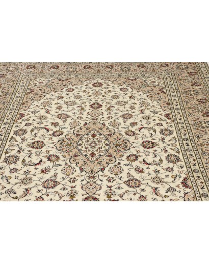 Tappeto Kashan Persia beige verde 200x290