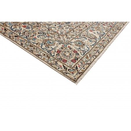 Tappeto Kashan Persia beige bianco 193x298