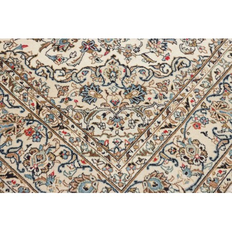 Tappeto Kashan Persia beige bianco 193x298