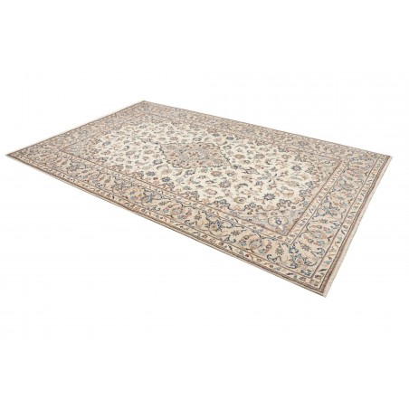 Tappeto Kashan Persia beige bianco 192x300
