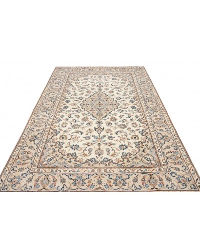Tappeto Kashan Persia beige bianco 192x300