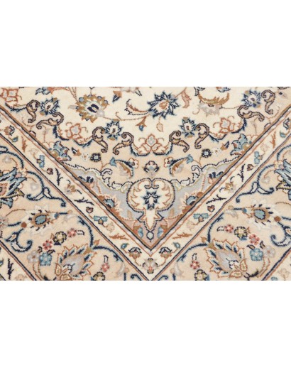 Tappeto Kashan Persia beige bianco 192x300