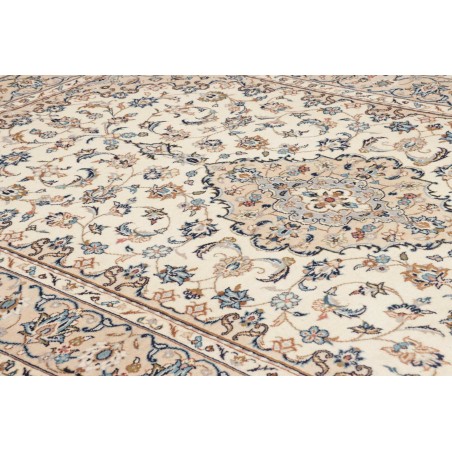 Tappeto Kashan Persia beige bianco 192x300
