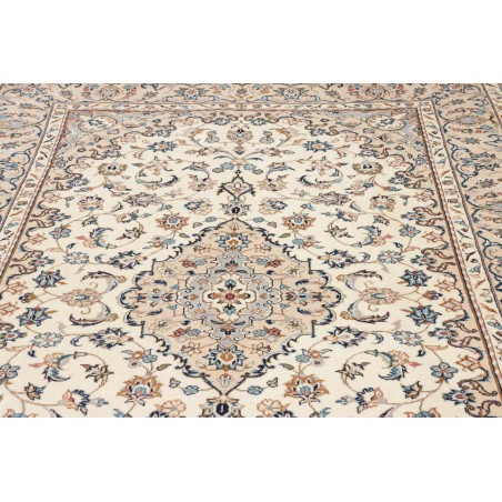 Tappeto Kashan Persia beige bianco 192x300