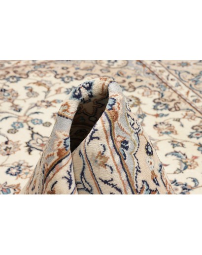 Tappeto Kashan Persia beige bianco 192x300