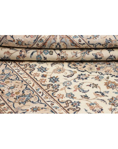 Tappeto Kashan Persia beige bianco 192x300