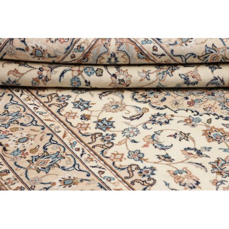 Tappeto Kashan Persia beige bianco 192x300