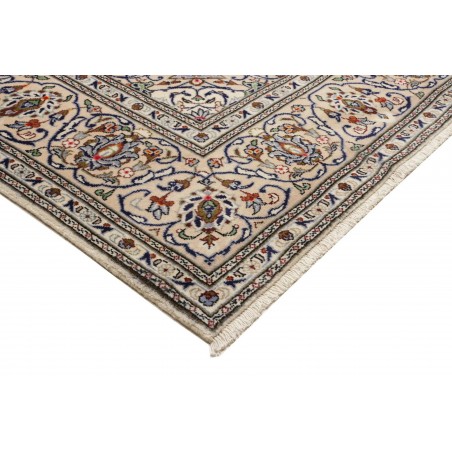 Tappeto Kashan Persia beige bianco 203x315