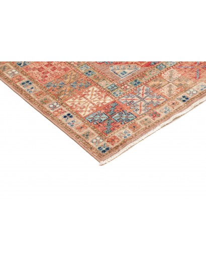 Tappeto Kazak Fine Pakistan marrone bianco 122x190