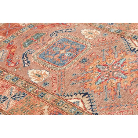 Tappeto Kazak Fine Pakistan marrone bianco 122x190