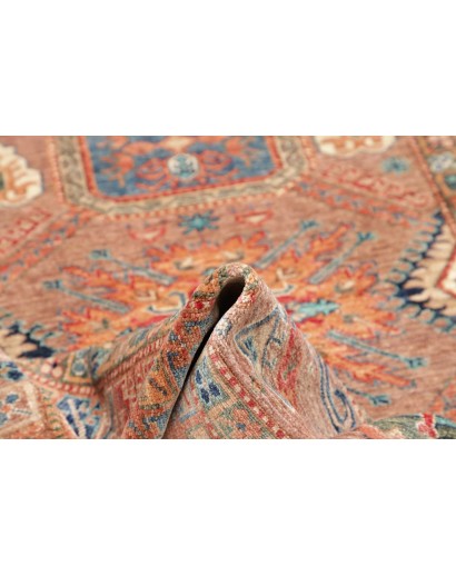 Tappeto Kazak Fine Pakistan marrone bianco 122x190