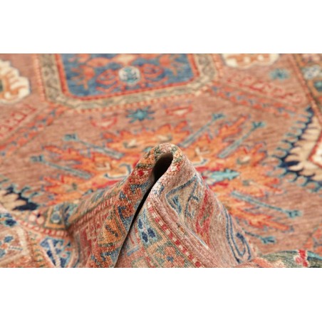 Tappeto Kazak Fine Pakistan marrone bianco 122x190