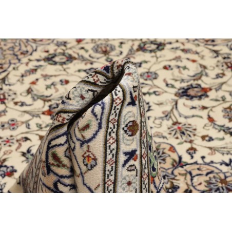 Tappeto Kashan Persia beige bianco 203x315