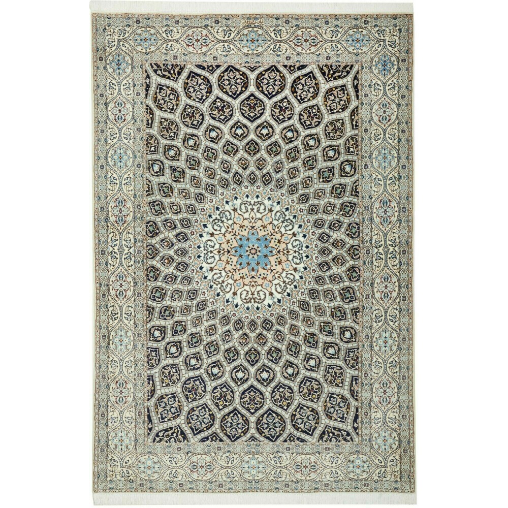 Tappeto Nain 6La Persia beige grigio 158x238 Tappeto Nain 6La Persia beige grigio 158x238