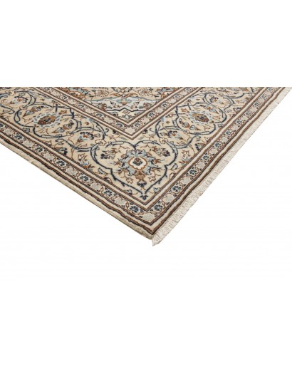 Tappeto Kashan Persia beige grigio 198x308