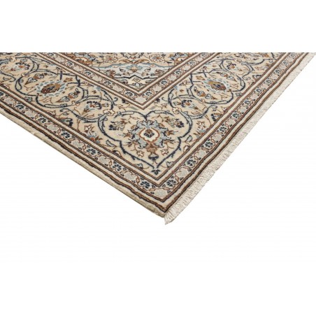 Tappeto Kashan Persia beige grigio 198x308