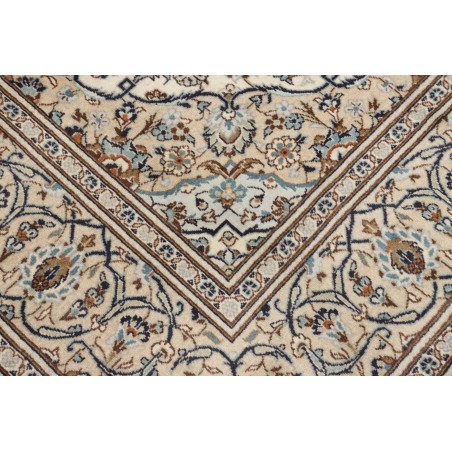 Tappeto Kashan Persia beige grigio 198x308