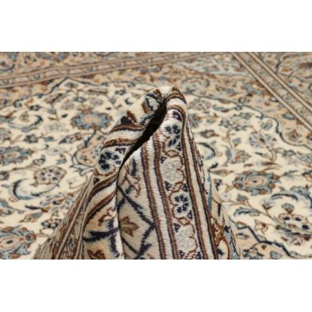 Tappeto Kashan Persia beige grigio 198x308