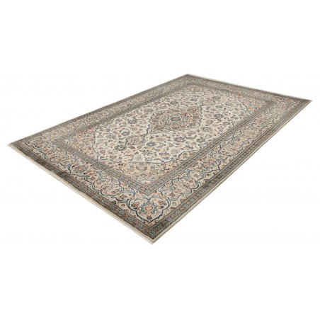 Tappeto Kashan Persia beige grigio 200x297