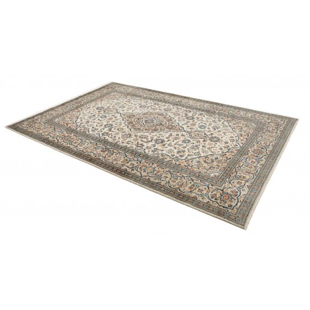 Tappeto Kashan Persia beige grigio 200x297