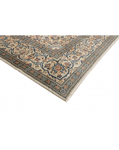 Tappeto Kashan Persia beige grigio 200x297