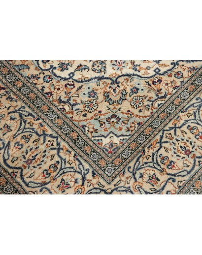 Tappeto Kashan Persia beige grigio 200x297