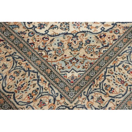 Tappeto Kashan Persia beige grigio 200x297